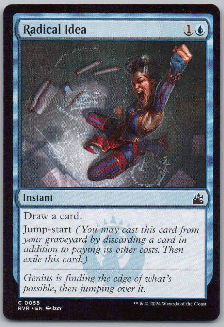 Radical Idea 58 Normal Instant Card - Ravnica Remastered