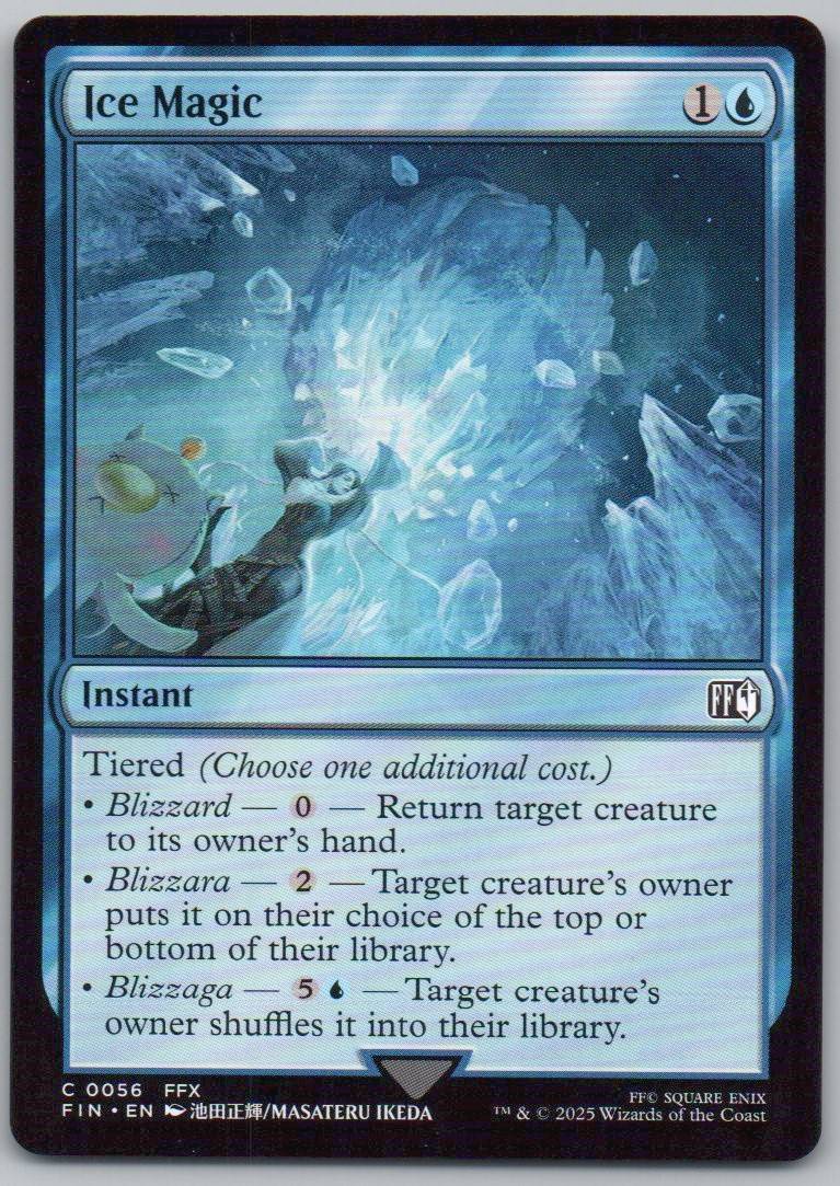 Ice Magic 56 Normal Instant Card - FINAL FANTASY