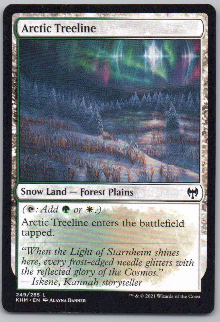 Arctic Treeline 249 0 Land Card - Kaldheim