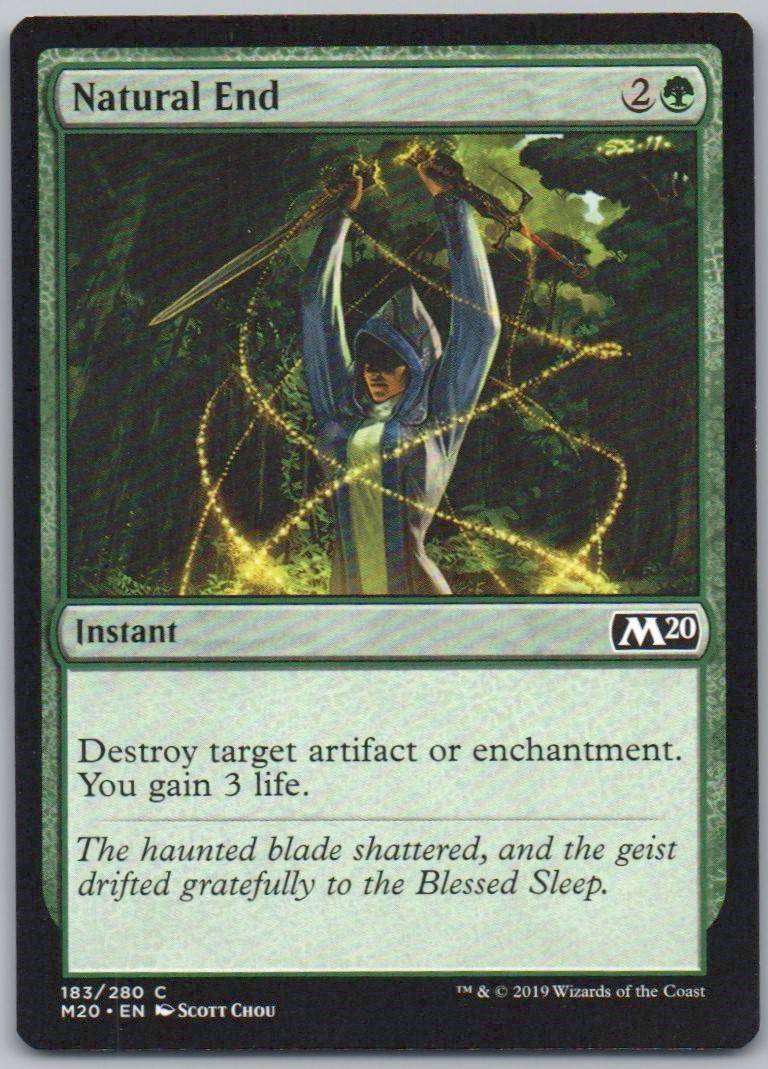 Natural End 183 Normal Instant Card - Core Set 2020