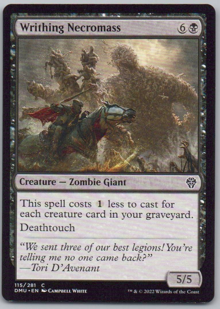Writhing Necromass 115 Normal Creature Card - Dominaria United