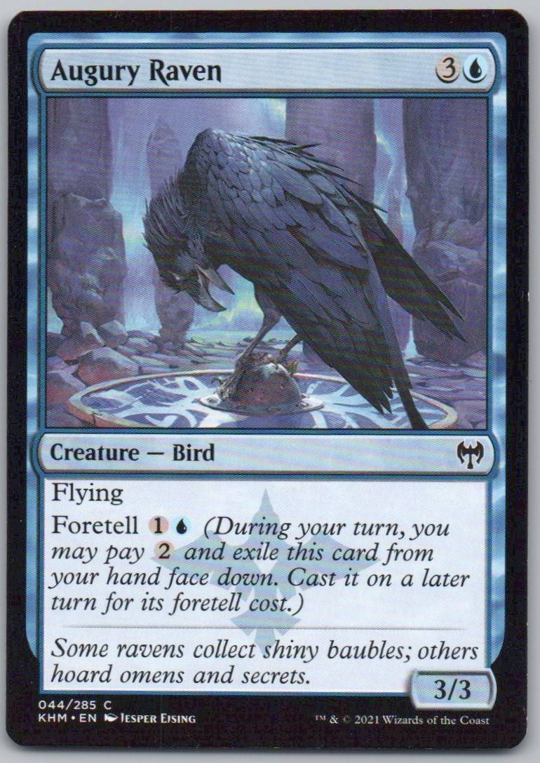 Augury Raven 44 0 Creature Card - Kaldheim