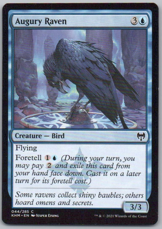 Augury Raven 44 0 Creature Card - Kaldheim