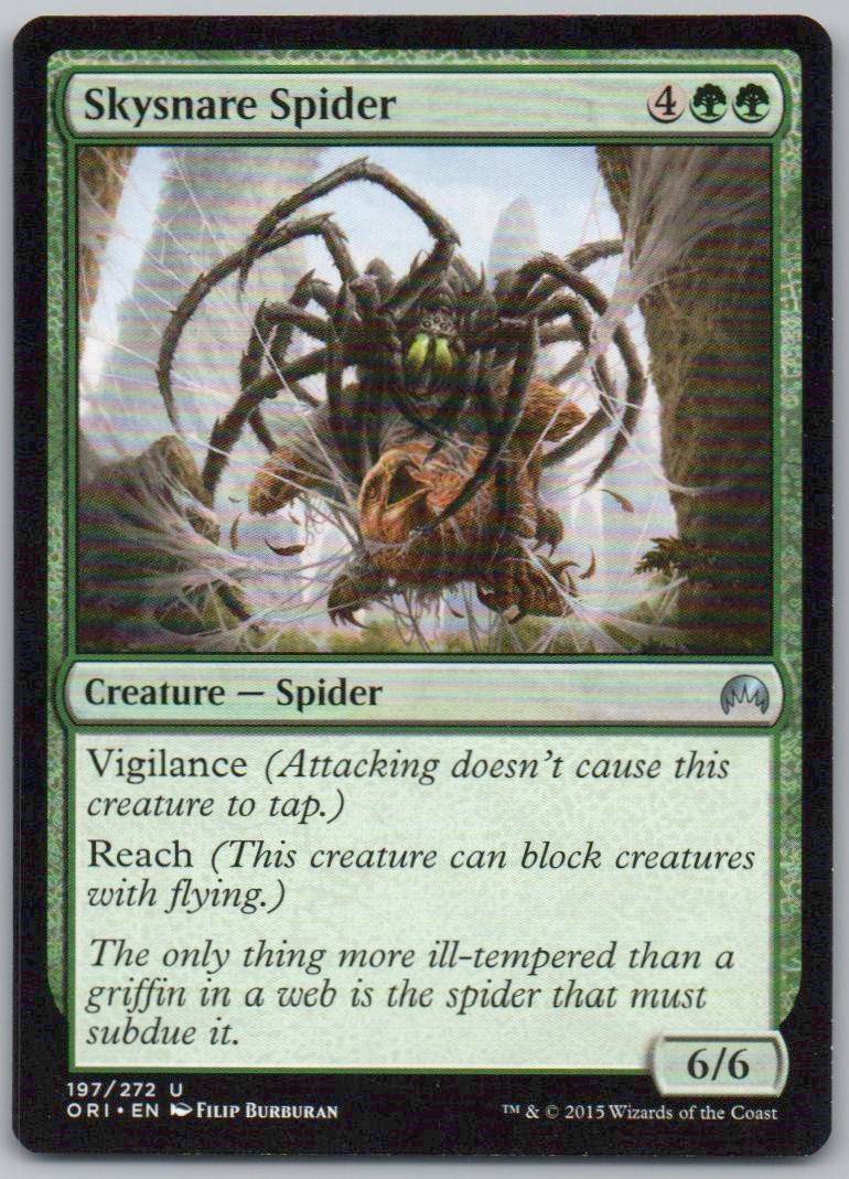 Skysnare Spider 197 Normal Creature Card - Magic Origins