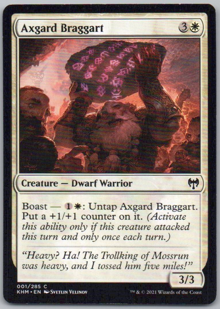 Axgard Braggart 1 0 Creature Card - Kaldheim