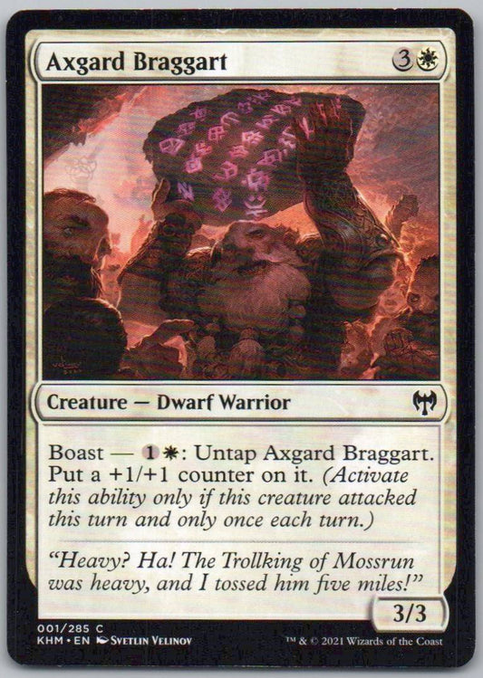 Axgard Braggart 1 0 Creature Card - Kaldheim