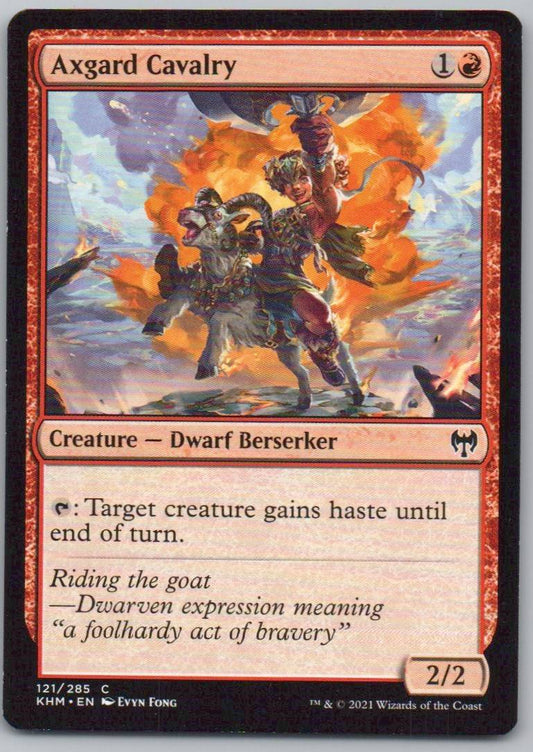 Axgard Cavalry 121 0 Creature Card - Kaldheim