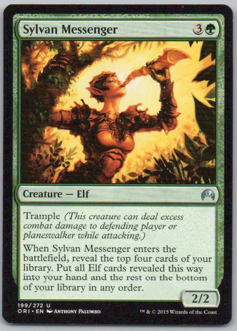 Sylvan Messenger 199 Normal Creature Card - Magic Origins
