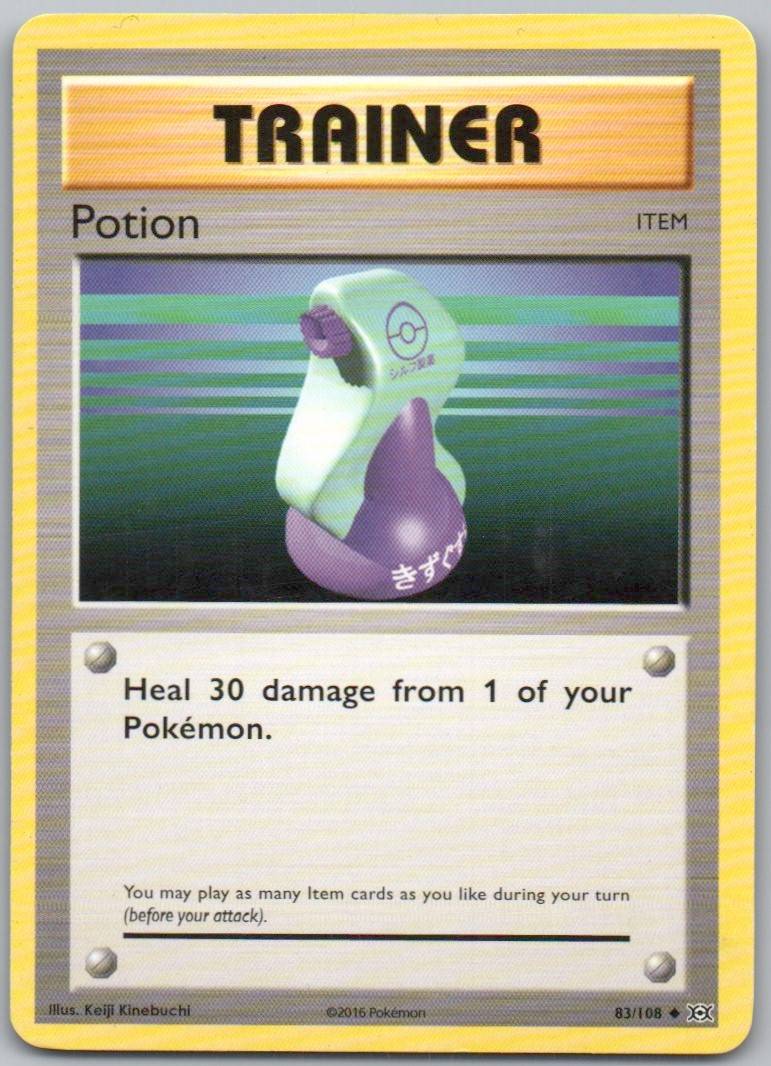 Potion 083 Normal Trainer Card - Evolutions