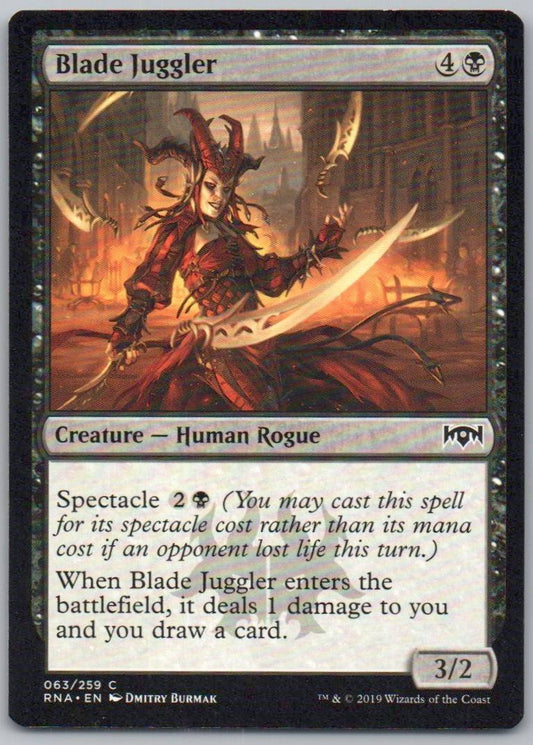 Blade Juggler 63 Normal Creature Card - Ravnica Allegiance