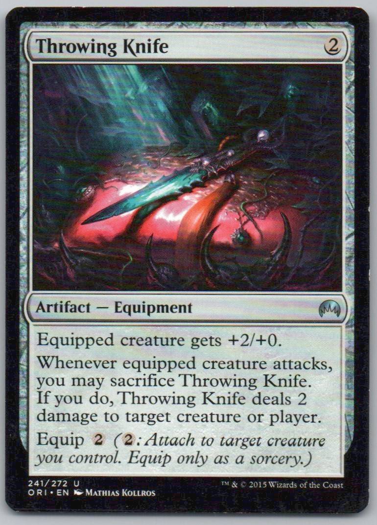 Throwing Knife 241 Normal Artifact Card - Magic Origins