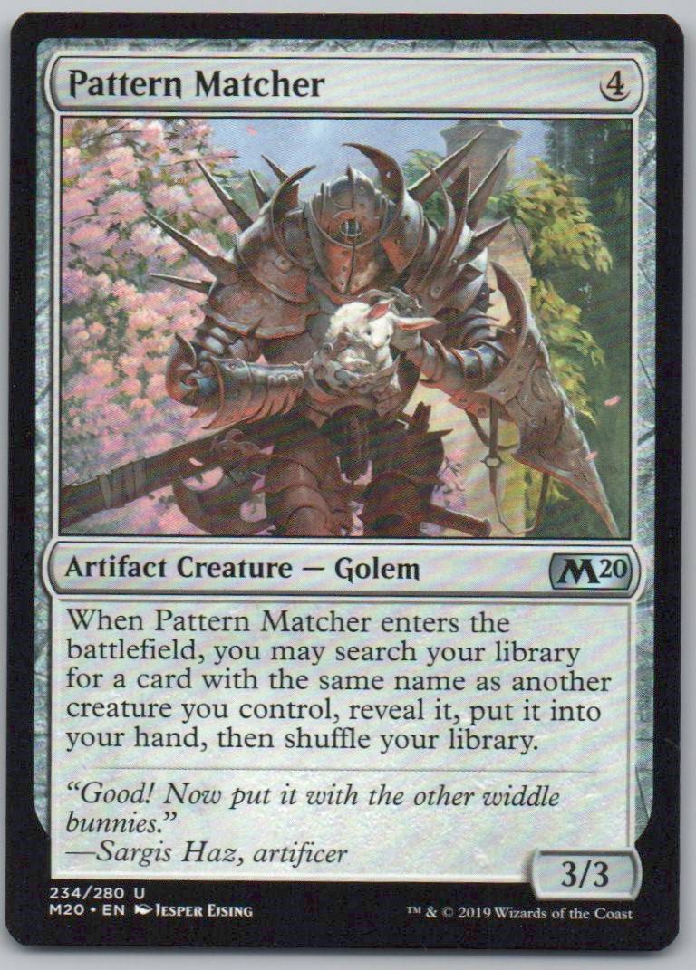 Pattern Matcher 234 Normal Creature Card - Core Set 2020