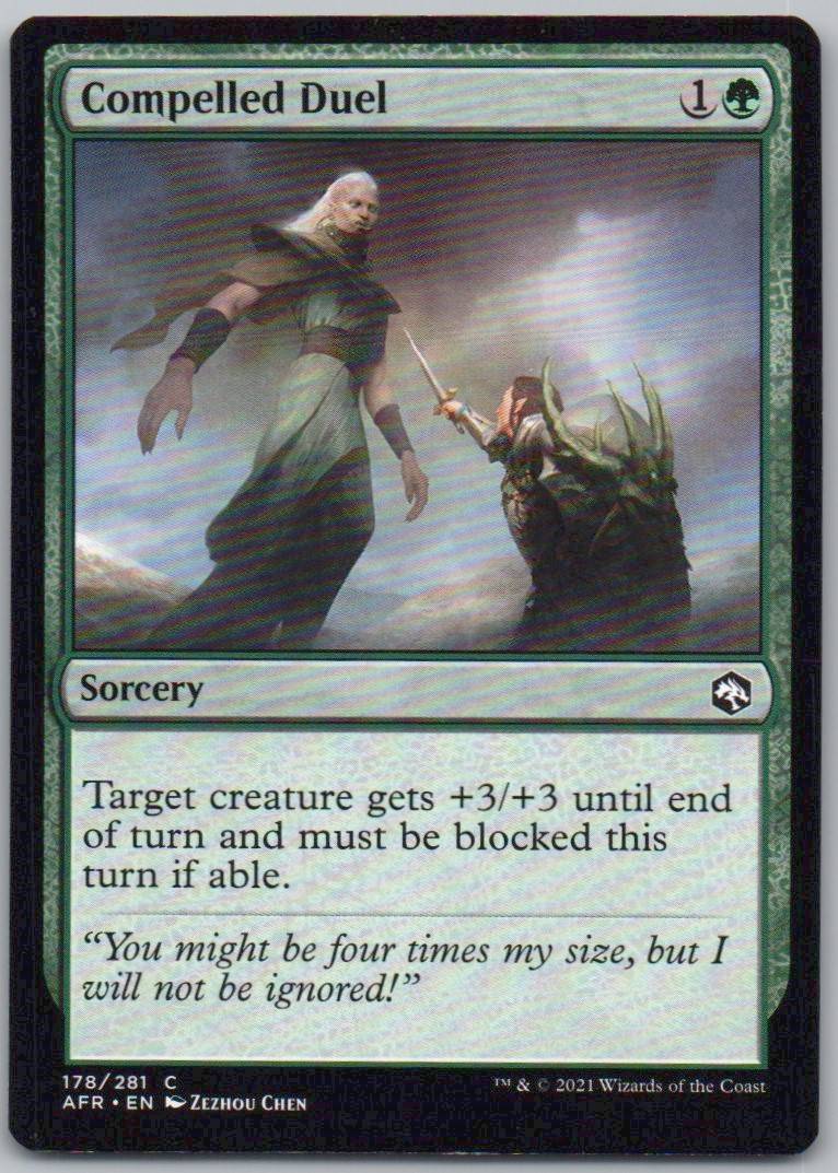 Compelled Duel 178 Normal Sorcery Card - Adventures in the Forgotten Realms