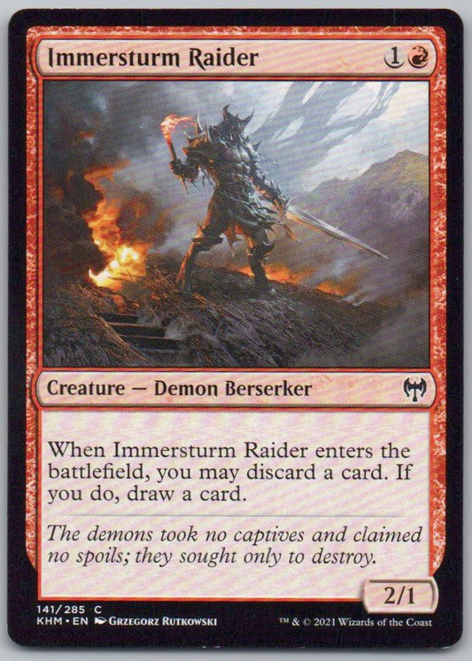 Immersturm Raider 141 Normal Creature Card - Kaldheim