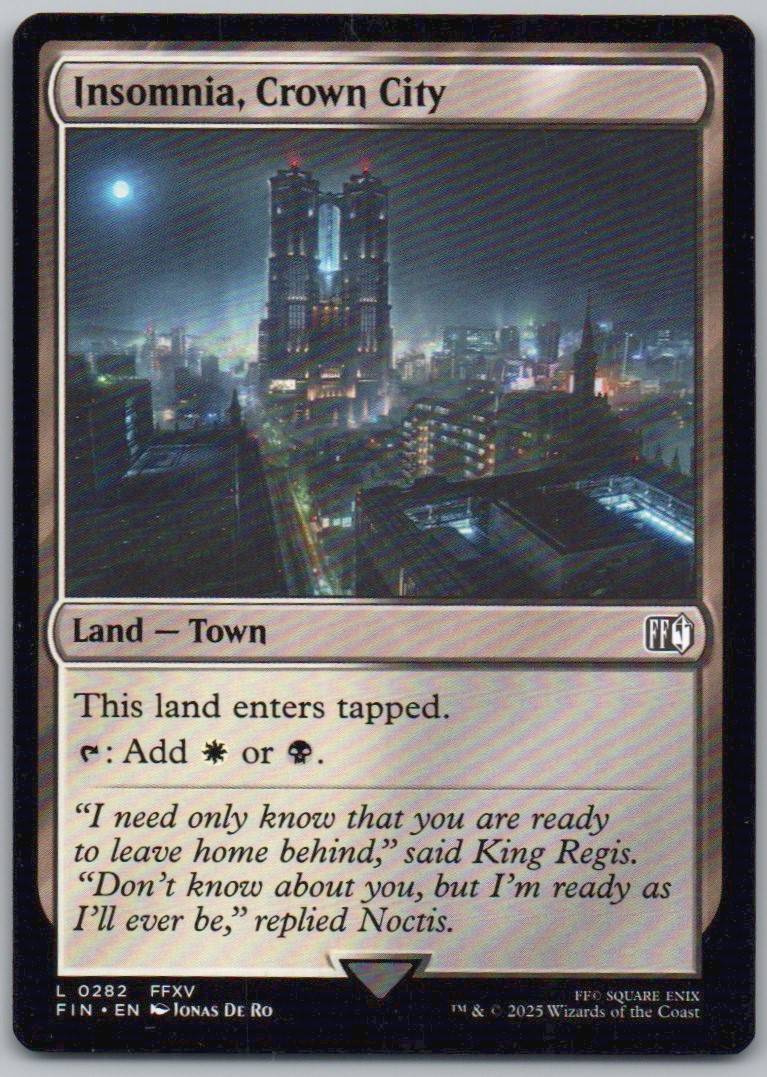 Insomnia, Crown City 282 Normal Land Card - FINAL FANTASY