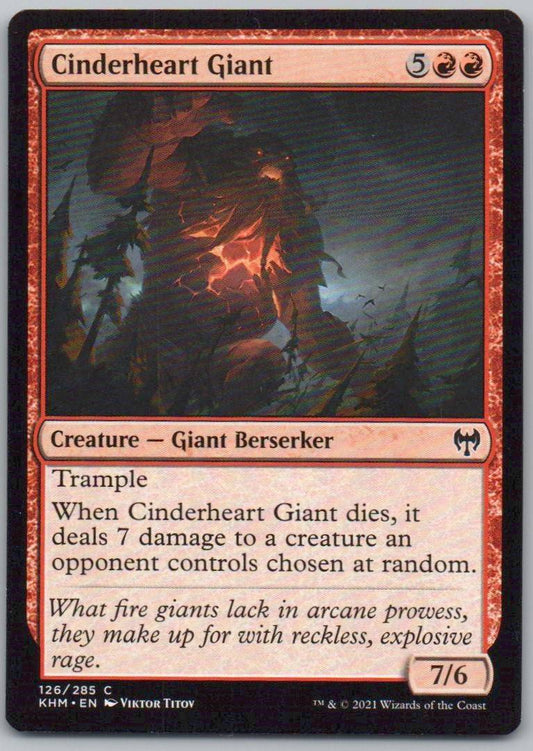 Cinderheart Giant 126 0 Creature Card - Kaldheim