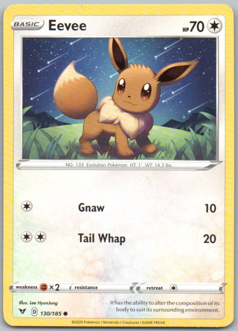 Eevee 130 Normal Colorless Card - Vivid Voltage