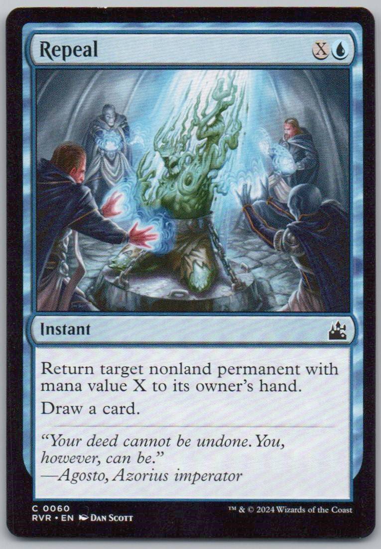 Repeal 60 Normal Instant Card - Ravnica Remastered