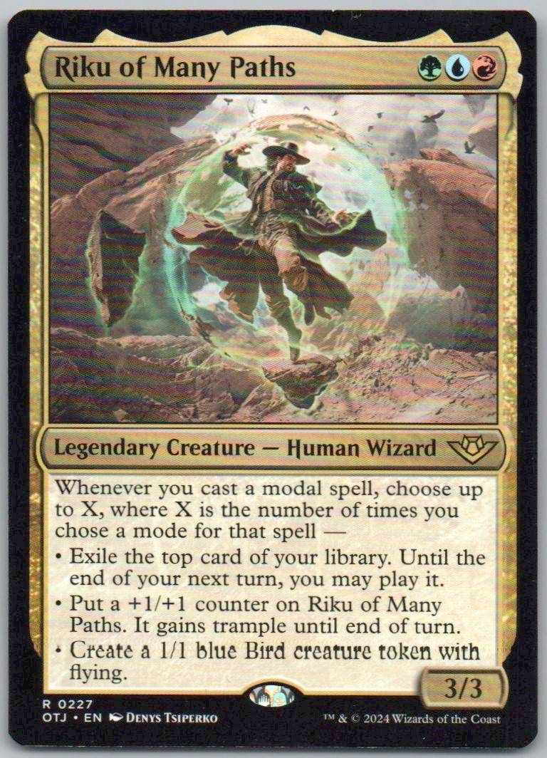 Riku of Many Paths 227 Normal Legendary Card - Outlaws of Thunder Junction