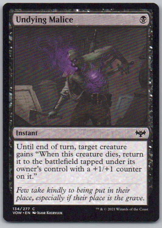 Undying Malice 134 Normal Instant Card - Innistrad: Crimson Vow