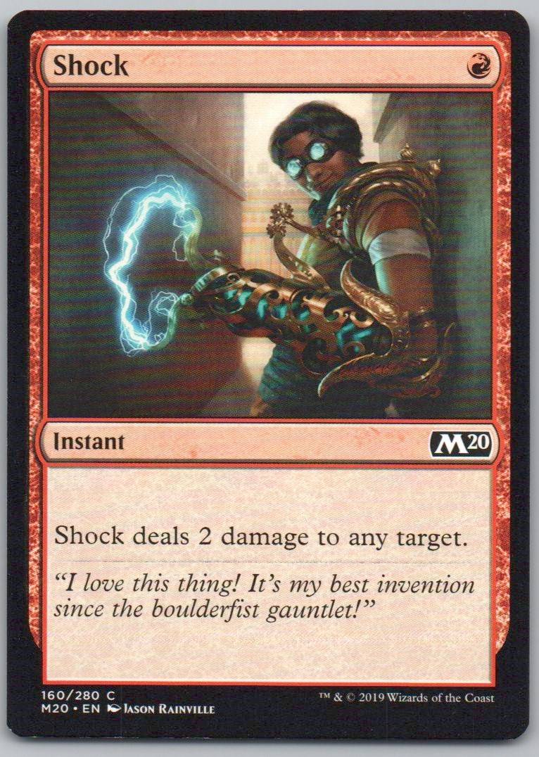 Shock 160 Normal Instant Card - Core Set 2020