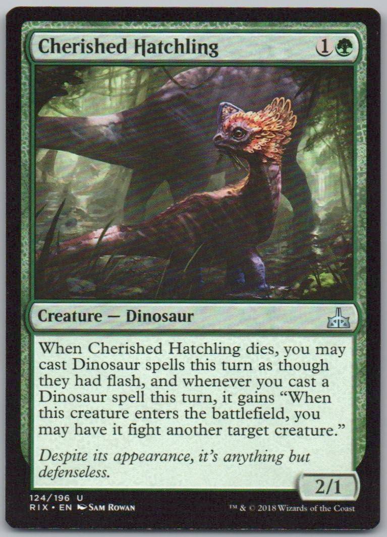 Cherished Hatchling 124 Normal Creature Card - Rivals of Ixalan