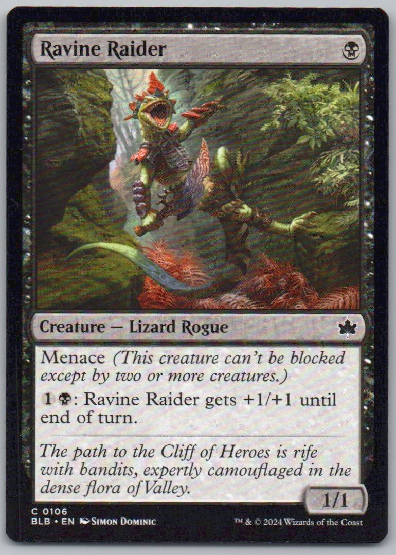 Ravine Raider 106 Normal Creature Card - Bloomburrow