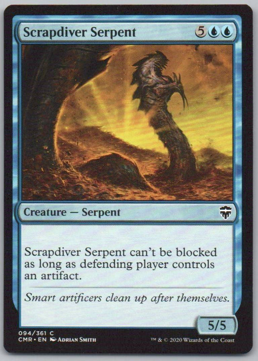 Scrapdiver Serpent 94 Normal Creature Card - Commander Legends