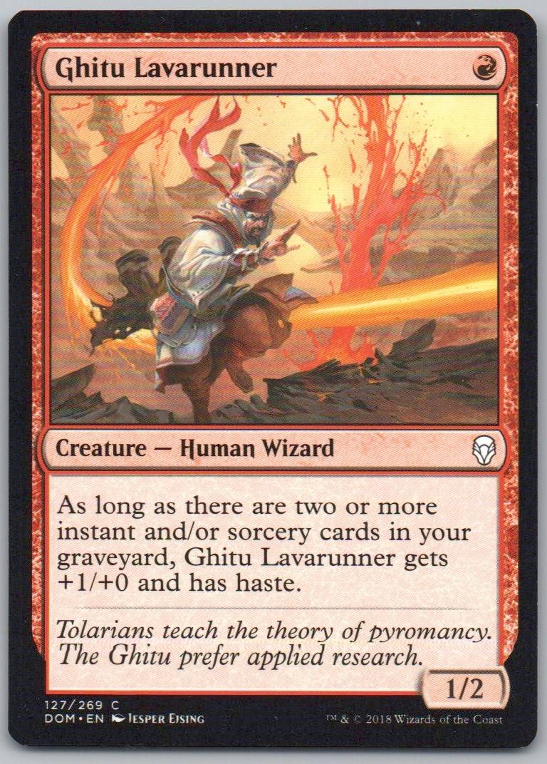 Ghitu Lavarunner 127 Normal Creature Card - Dominaria