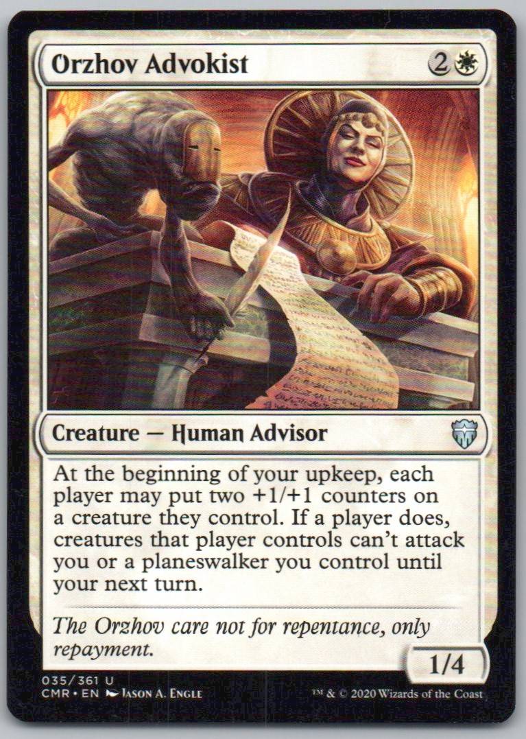 Orzhov Advokist 35 Normal Creature Card - Commander Legends