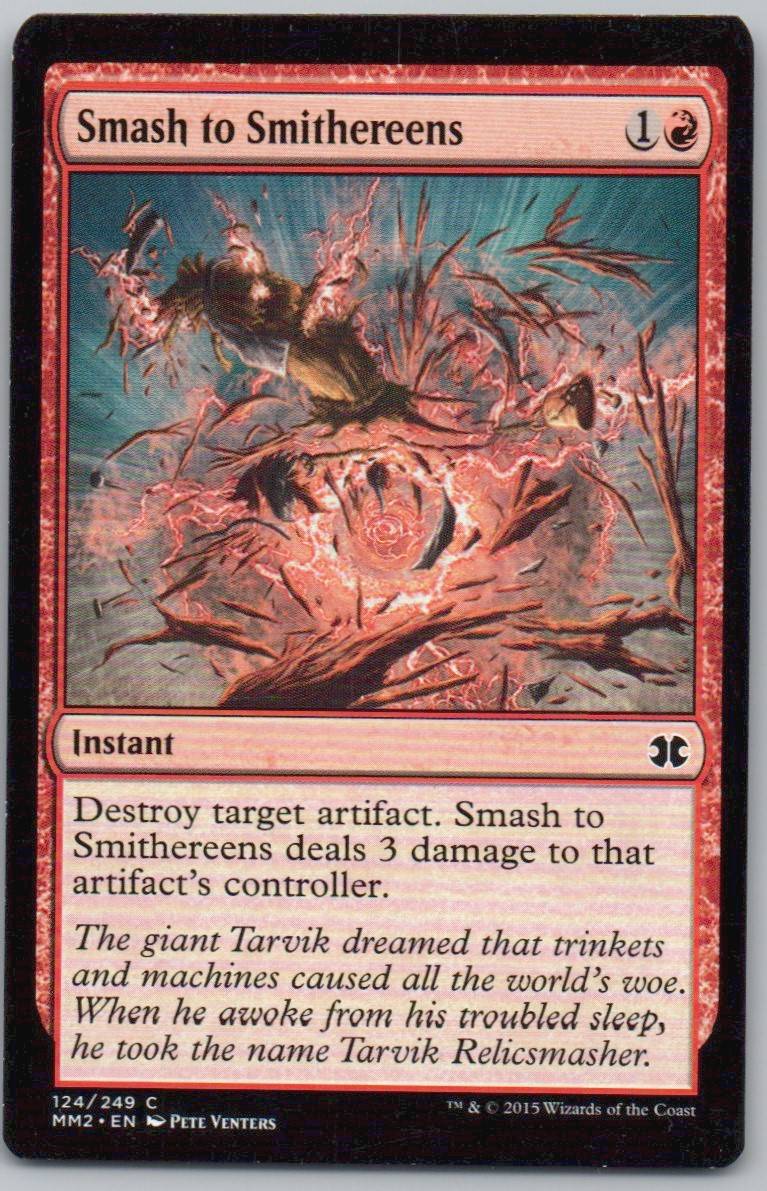 Smash to Smithereens 124 0 Instant Card - Modern Masters 2015