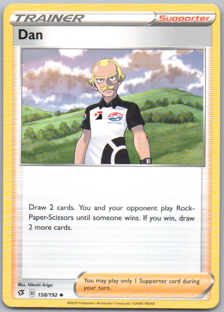 Dan 158 Normal Trainer Card - Rebel Clash
