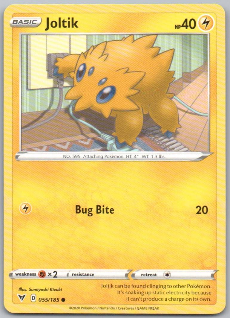 Joltik 055 Normal Lightning Card - Vivid Voltage