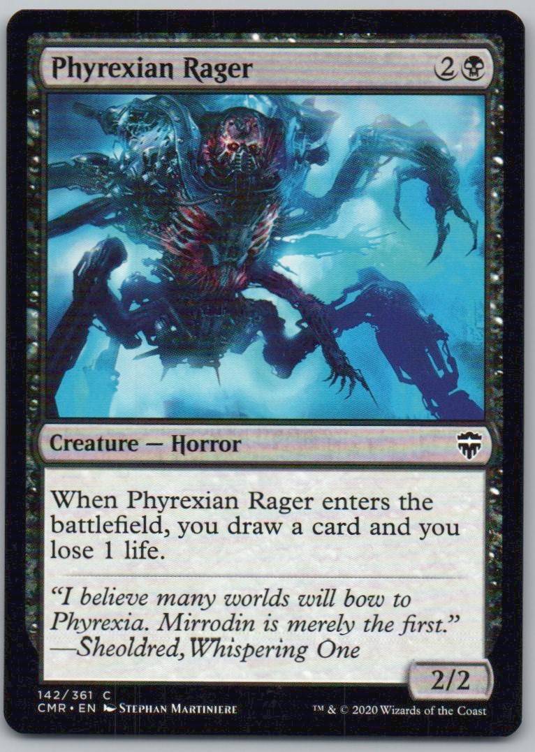 Phyrexian Rager 142 Normal Creature Card - Commander Legends