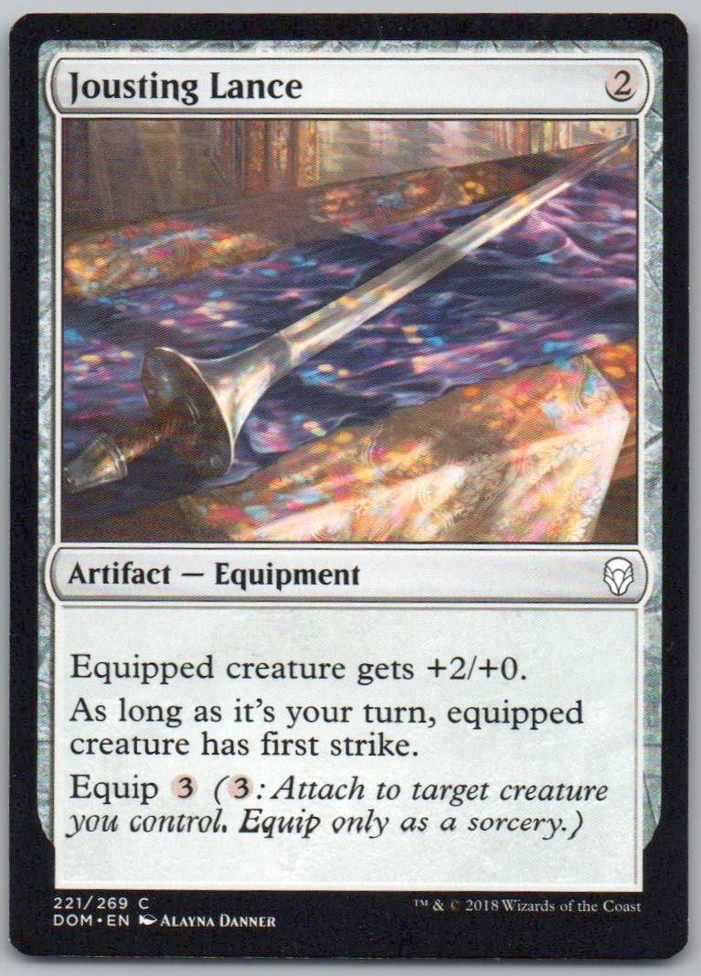 Jousting Lance 221 Normal Artifact Card - Dominaria