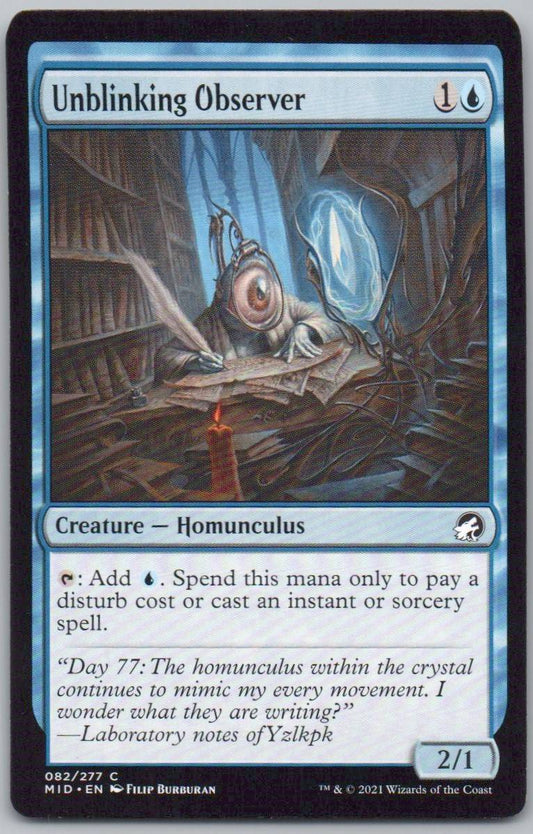 Unblinking Observer 82 0 Creature Card - Innistrad: Midnight Hunt