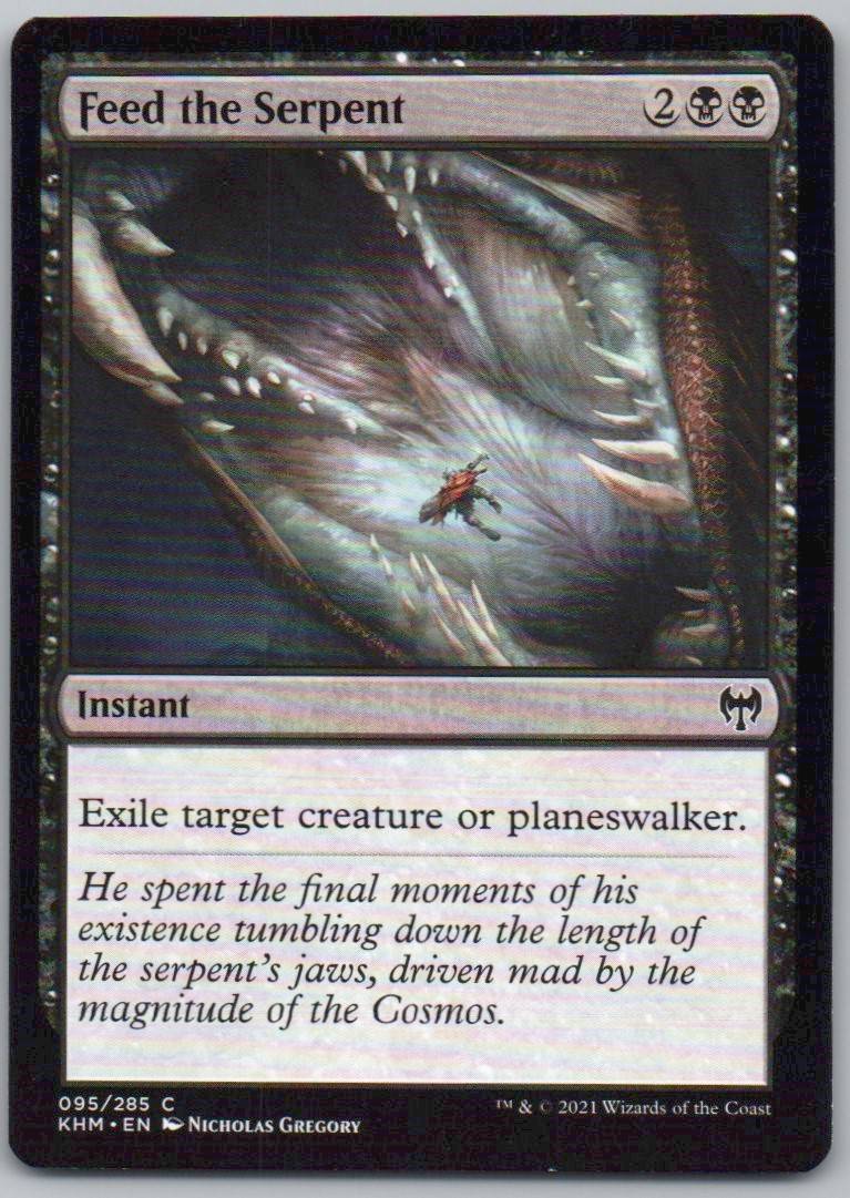 Feed the Serpent 95 0 Instant Card - Kaldheim