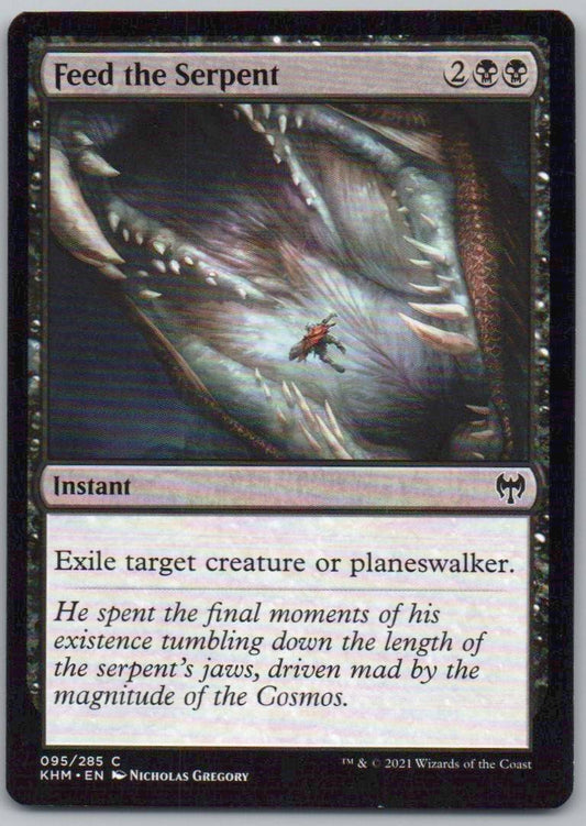 Feed the Serpent 95 0 Instant Card - Kaldheim