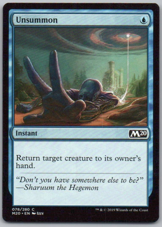Unsummon 78 Normal Instant Card - Core Set 2020