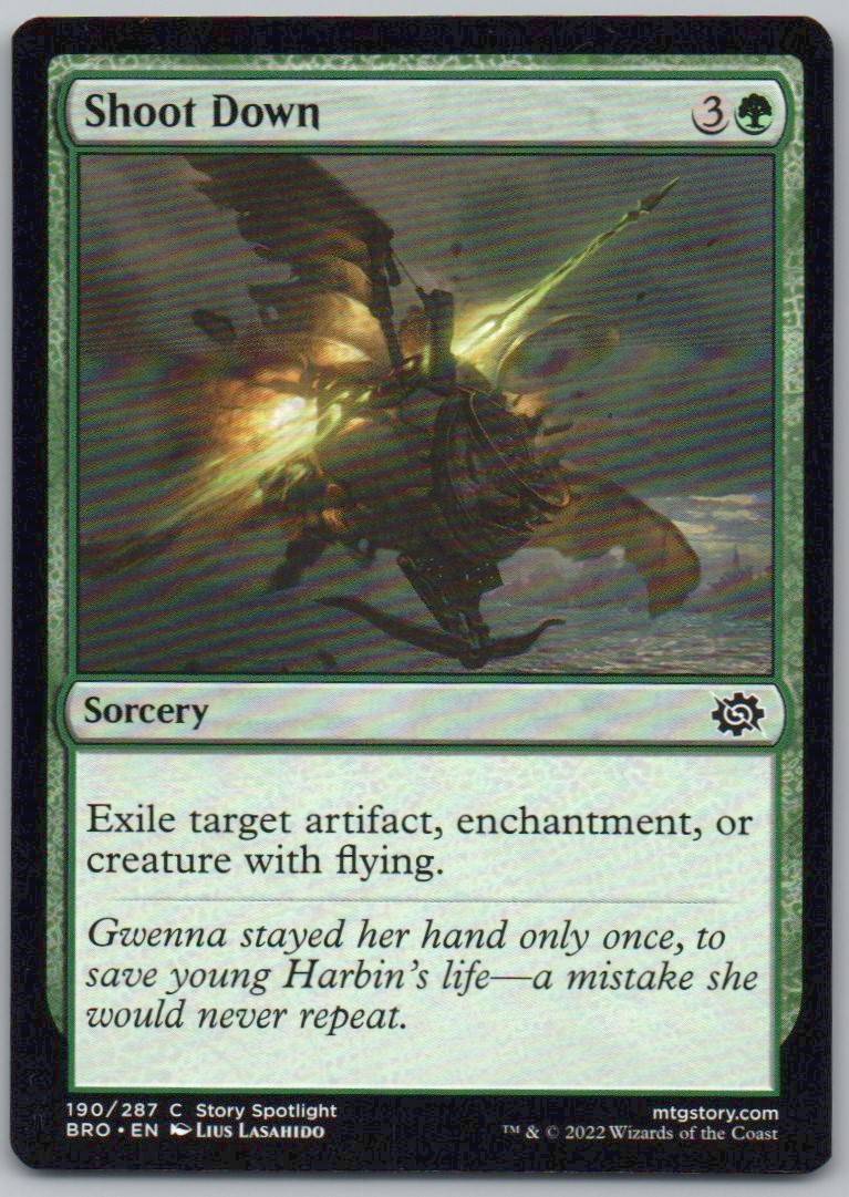 Shoot Down 190 Normal Sorcery Card - The Brothers' War