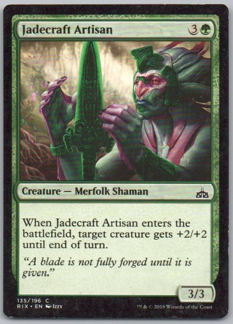 Jadecraft Artisan 135 Normal Creature Card - Rivals of Ixalan