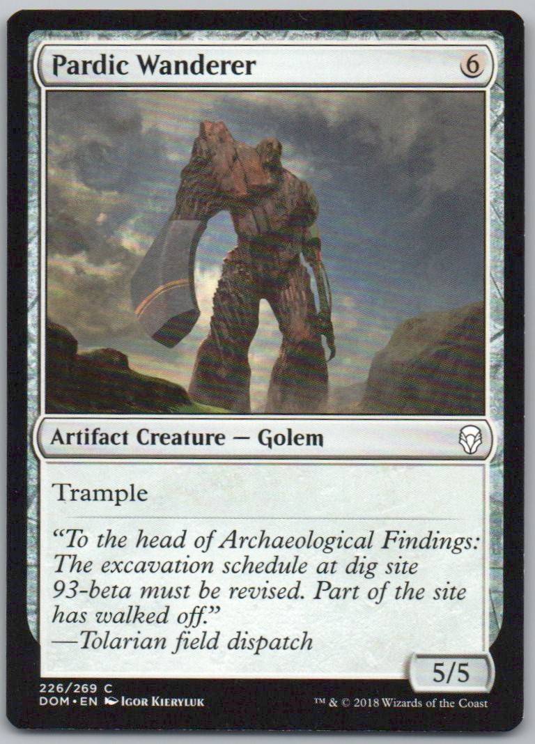 Pardic Wanderer 226 Normal Artifact Card - Dominaria
