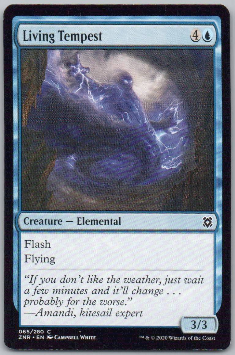 Living Tempest 65 Normal Creature Card - Zendikar Rising