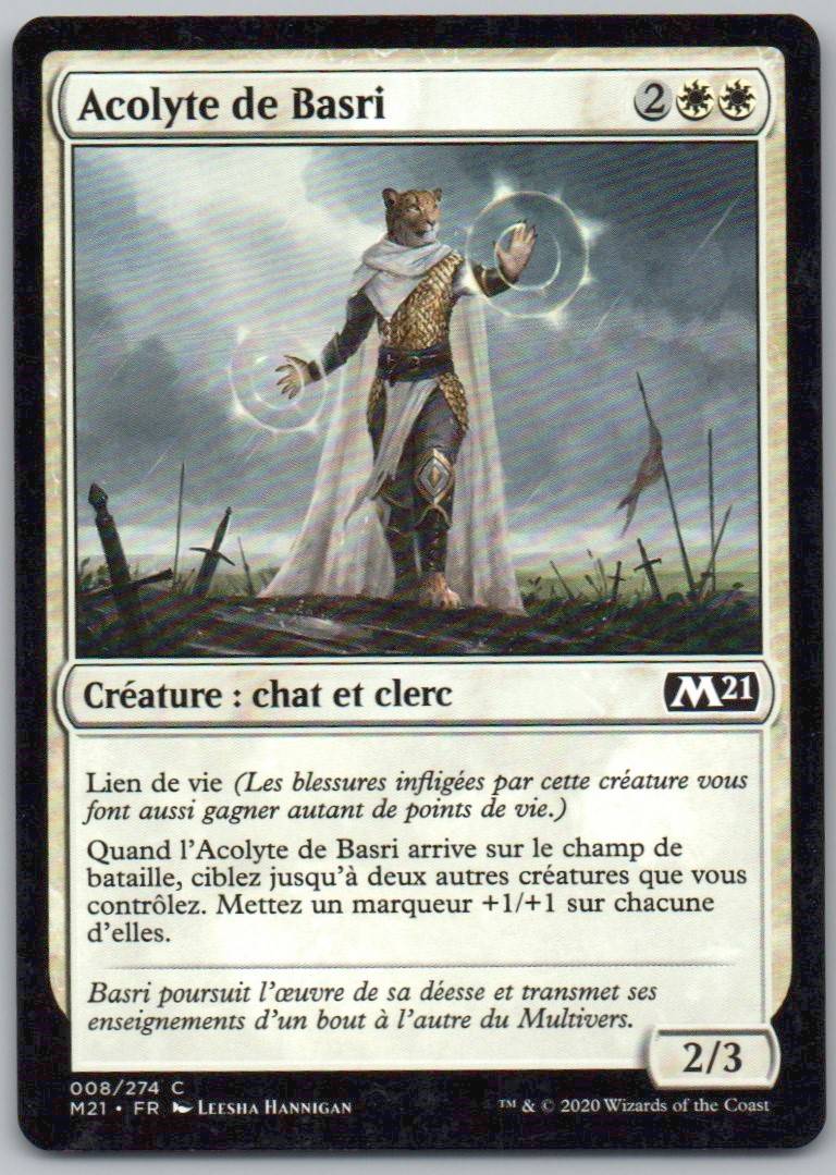 Basri's Acolyte 8 Normal Creature Card - Core Set 2021