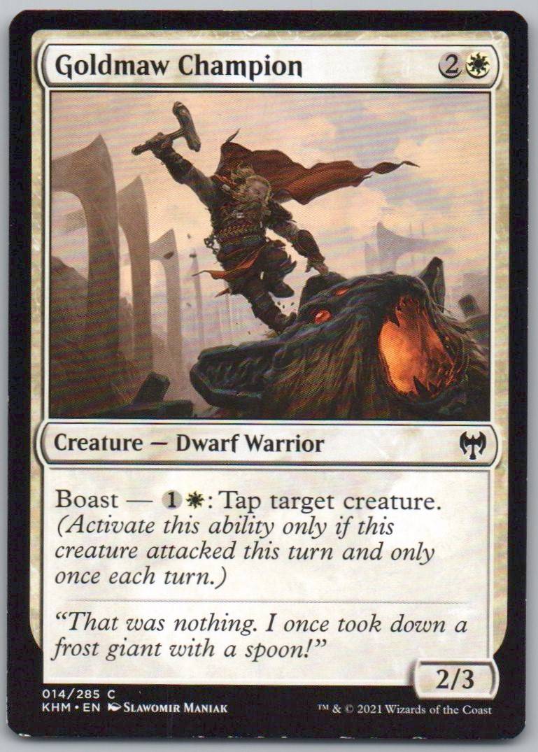 Goldmaw Champion 14 0 Creature Card - Kaldheim