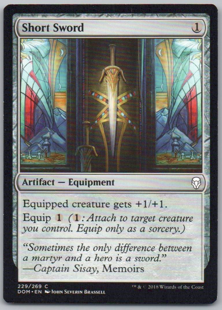 Short Sword 229 Normal Artifact Card - Dominaria