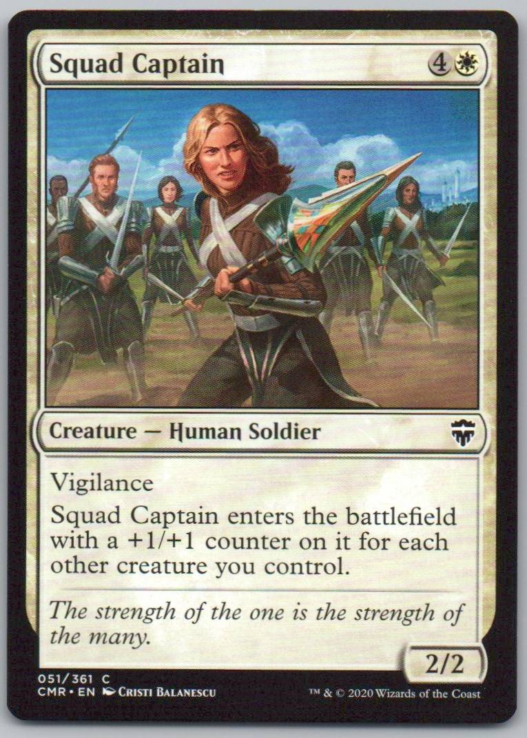 Squad Captain 51 Normal Creature Card - Commander Legends