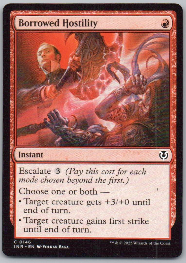 Borrowed Hostility 146 0 Instant Card - Innistrad Remastered