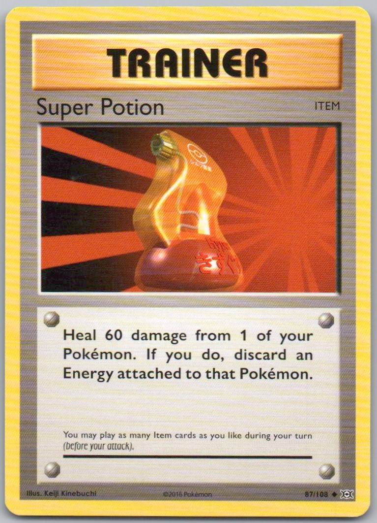 Super Potion 087 Normal Trainer Card - Evolutions