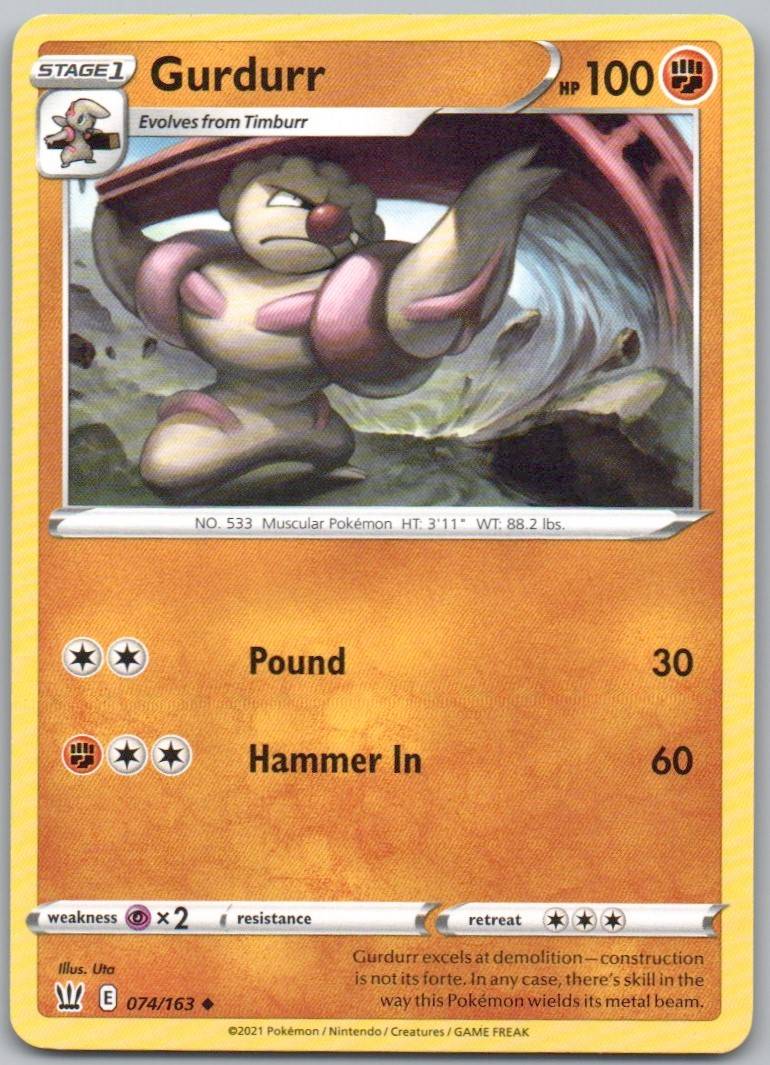 Gurdurr 074 Normal Fighting Card - Battle Styles